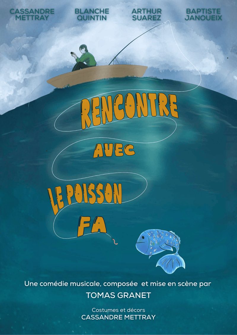Affiche du spectacle Rencontre avec le Poisson Fa - comédie musicale jeune public